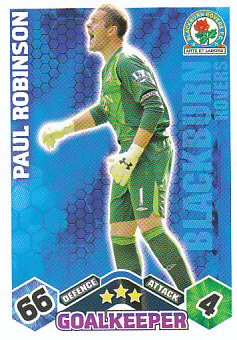 Paul Robinson Blackburn Rovers 2009/10 Topps Match Attax #55